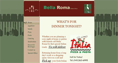 Desktop Screenshot of bella-roma.net